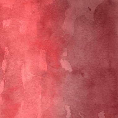 sulu boya boyama doku ile kırmızı arka plan