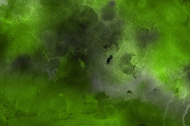 Kağıt arka plan üzerinde yeşil suluboya boya