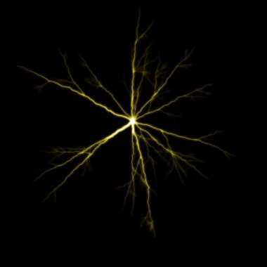 yıldırım koyu arka plan üzerinde parlayan ile soyut duvar kağıdı