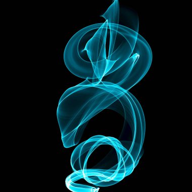 koyu arka plan üzerinde duman ile soyut duvar kağıdı