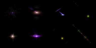 yıldız koyu arka plan üzerinde parlayan ile soyut duvar kağıdı