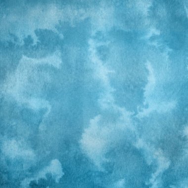 sulu boya boyama doku ile koyu mavi arka plan