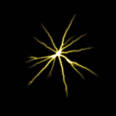 yıldırım koyu arka plan üzerinde parlayan ile soyut duvar kağıdı