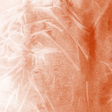 sulu boya boyama doku ile turuncu arka plan