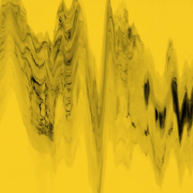 Dijital ekran aksaklık etkisi doku soyut. sarı ve siyah