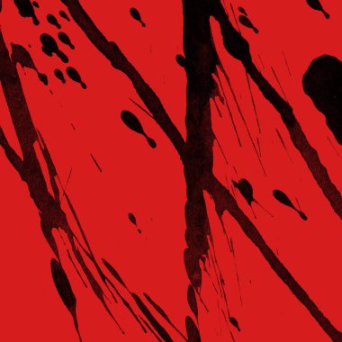 kırmızı arka plan doku soyut siyah boya splatters