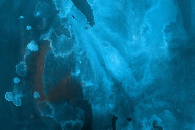 Kağıt arka plan mavi suluboya boya