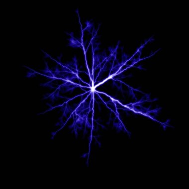 yıldırım koyu arka plan üzerinde parlayan ile soyut duvar kağıdı