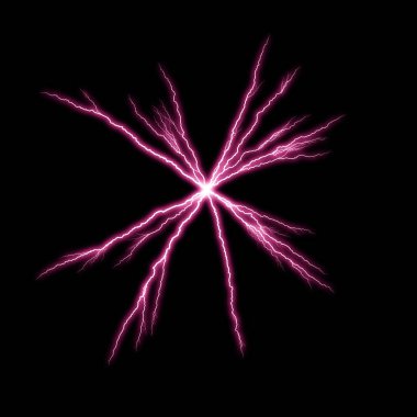 yıldırım koyu arka plan üzerinde parlayan ile soyut duvar kağıdı