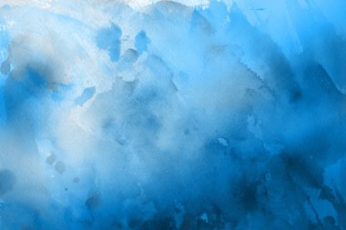 Kağıt arka plan mavi suluboya boya