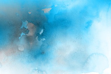 Kağıt arka plan mavi suluboya boya
