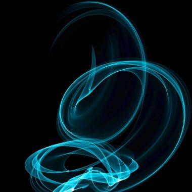 koyu arka plan üzerinde duman ile soyut duvar kağıdı