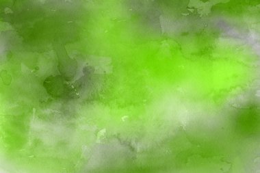 Kağıt arka plan üzerinde yeşil suluboya boya