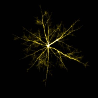 yıldırım koyu arka plan üzerinde parlayan ile soyut duvar kağıdı