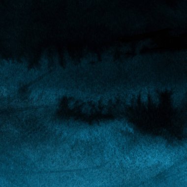 sulu boya boyama doku ile koyu mavi arka plan