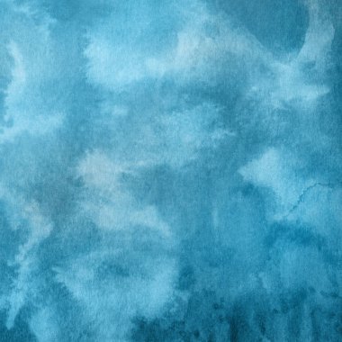 sulu boya boyama doku ile koyu mavi arka plan