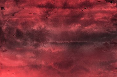 Kağıt arka plan üzerinde kırmızı sulu boya boya