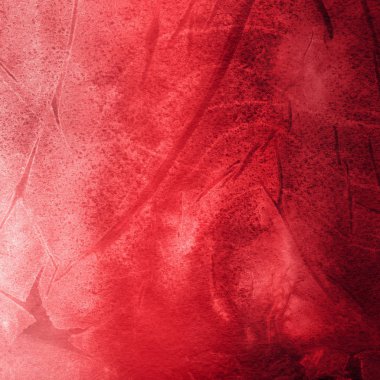 sulu boya boyama doku ile kırmızı arka plan