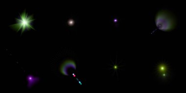 yıldız koyu arka plan üzerinde parlayan ile soyut duvar kağıdı