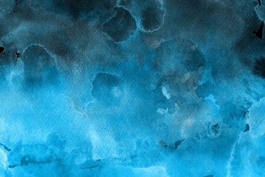 Kağıt arka plan mavi suluboya boya