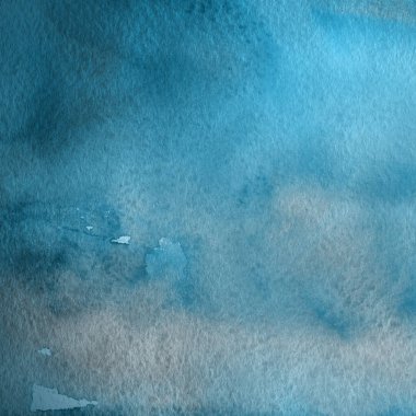 sulu boya boyama doku ile koyu mavi arka plan