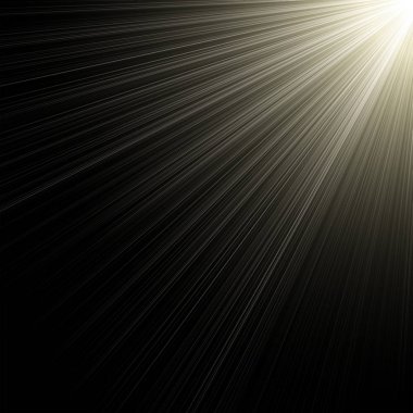 koyu arka plan üzerinde güneş ışınları ile soyut duvar kağıdı