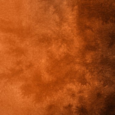 sulu boya boyama doku ile turuncu arka plan