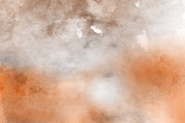 Kağıt arka plan üzerinde turuncu suluboya boya