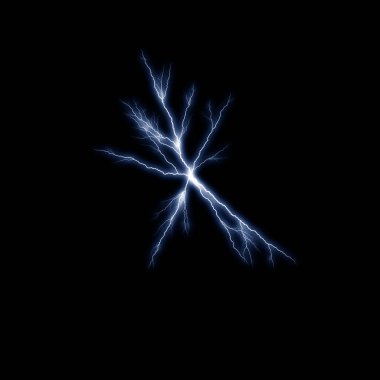 yıldırım koyu arka plan üzerinde parlayan ile soyut duvar kağıdı