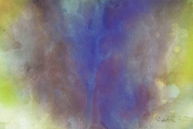 Kağıt arka plan üzerinde renkli sulu boya boya