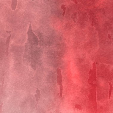 sulu boya boyama doku ile kırmızı arka plan