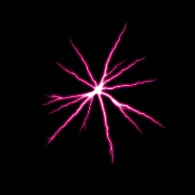 yıldırım koyu arka plan üzerinde parlayan ile soyut duvar kağıdı