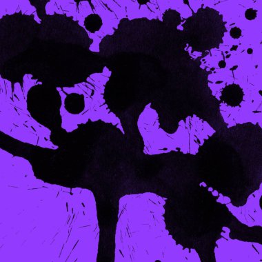 mor arka plan doku soyut siyah boya splatters