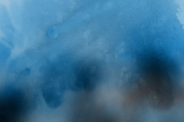 Kağıt arka plan mavi suluboya boya