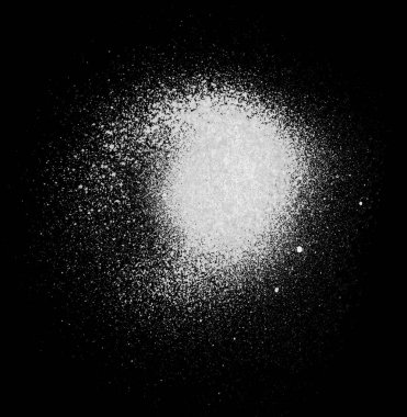 koyu arka plan üzerinde beyaz sprey boya