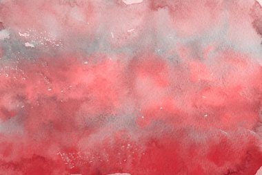 Kağıt arka plan üzerinde kırmızı sulu boya boya