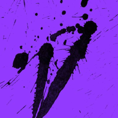 mor arka plan doku soyut siyah boya splatters