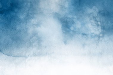 Kağıt arka plan mavi suluboya boya