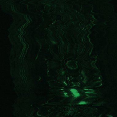 Dijital ekran aksaklık etkisi doku soyut. Yeşil ve siyah