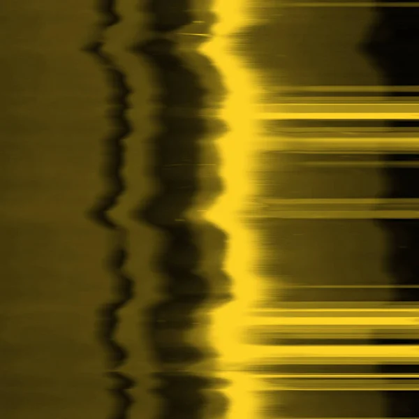 Abstrakte Textur Mit Digitalen Screen Glitch Effekten Gelb Und Schwarz — Stockfoto