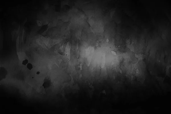 Black Watercolor Paint Paper Abstract Background — Stock Photo, Image
