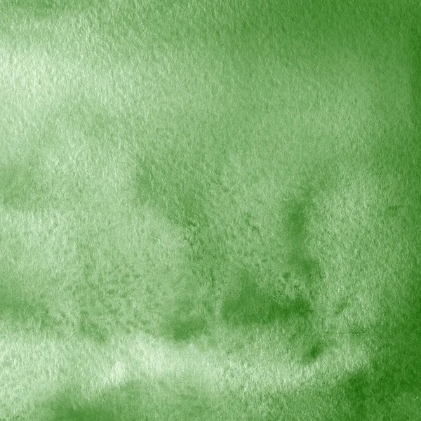 Fondo Abstracto Verde Con Textura Pintura Acuarela — Foto de Stock