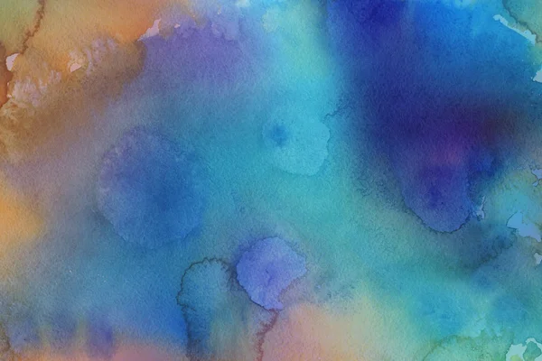 colorful watercolor paint on paper abstract background