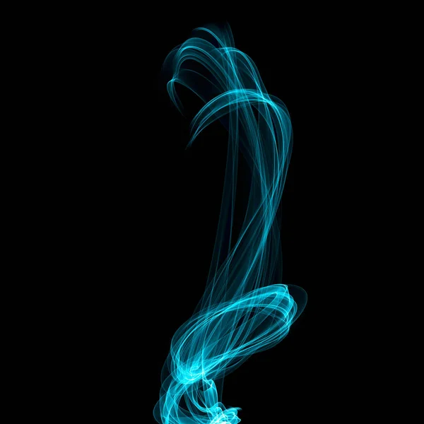 暗い背景に煙で抽象的な壁紙 — ストック写真