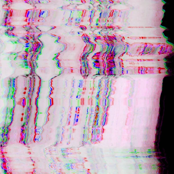 Abstract Digital Screen Glitch Effect Texture — Stock Photo, Image