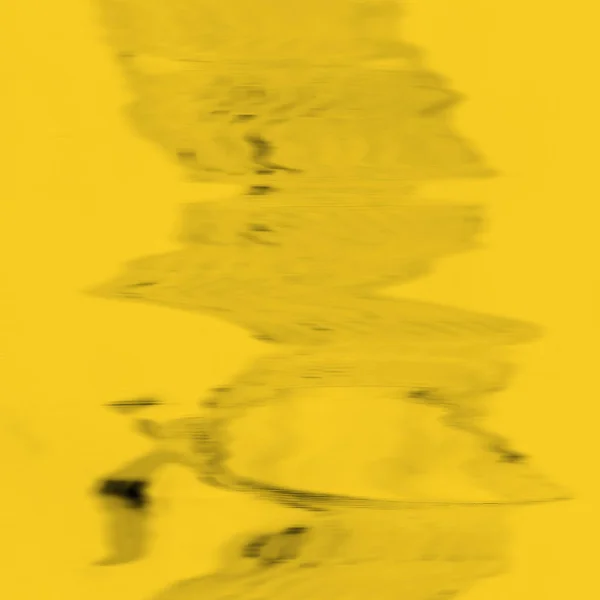 Abstraktní Digitální Obrazovka Závada Efekt Textury Žlutá Černá — Stock fotografie