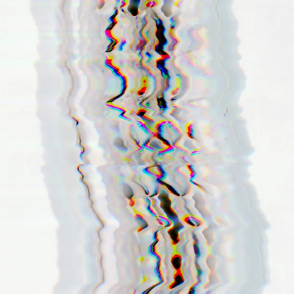 Abstract Digital Screen Glitch Effect Texture — Stock Photo, Image