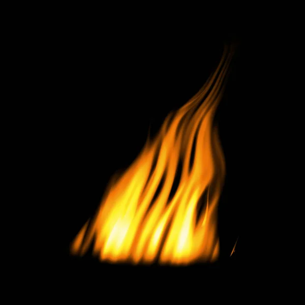 Fondo Pantalla Abstracto Fuego Sobre Fondo Negro — Foto de Stock