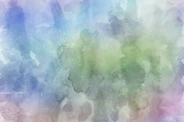 colorful watercolor paint on paper abstract background