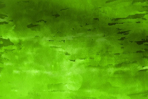 Grön Akvarell Färg Papper Abstrakt Bakgrund — Stockfoto